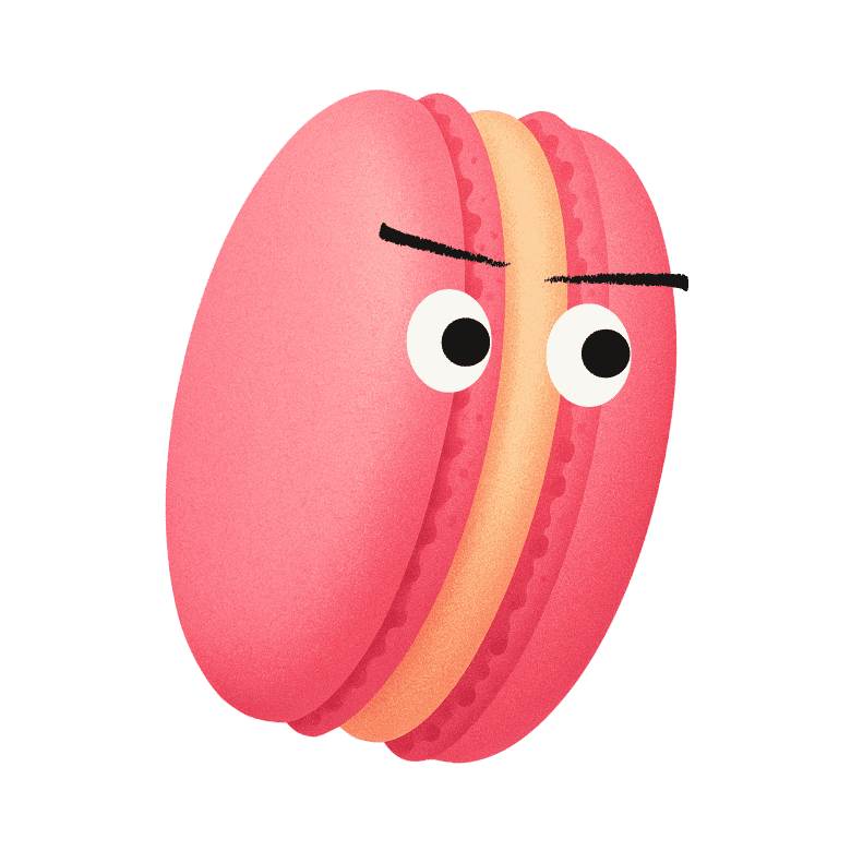 Macaron character