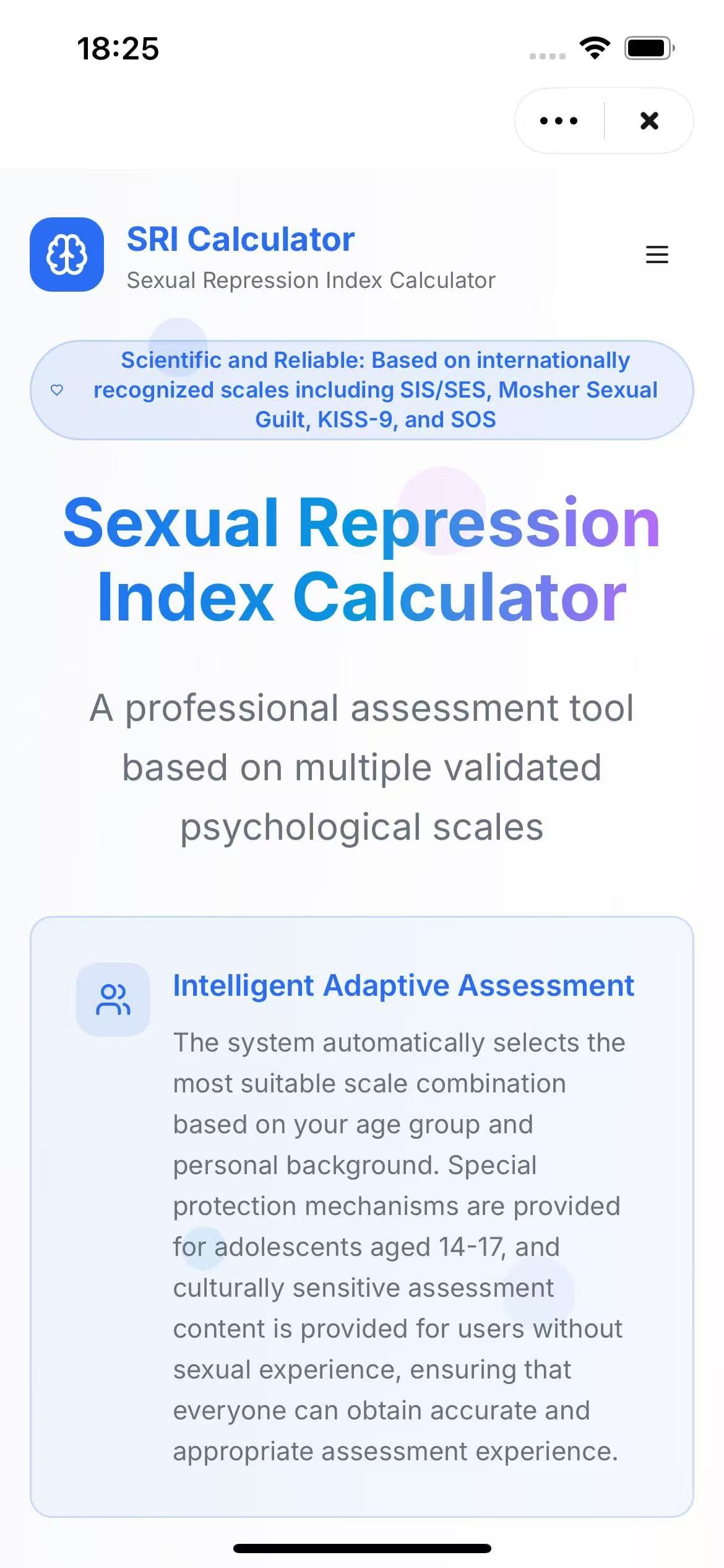 Screenshot dell'app 2