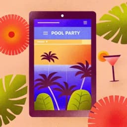 Komm zur Poolparty icon