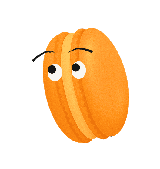 Macaron character